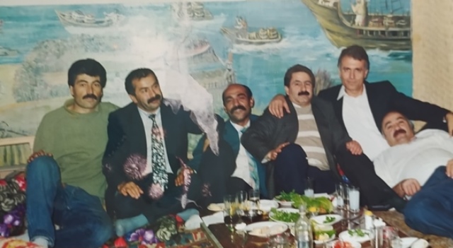 Alişan Karaaslan, dostlarıyla bir arada, Isparta, 1987