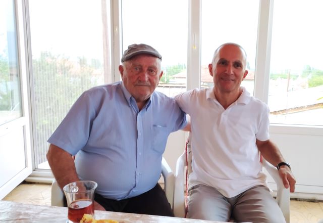 (Soldan sağa) Hasan Günal ve Hüseyin Canerik, Erzincan Mollaköy, 8 Ağustos 2021