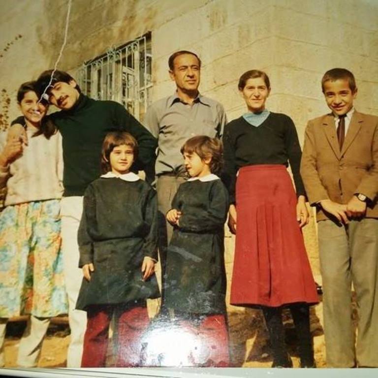 Hıdır Yaman eşi ve çocuklarıyla birlikte (Ankara'ya giden beş kişilik heyetin üyesiydi) Fotoğraf: Yüksel Yaman arşivi  