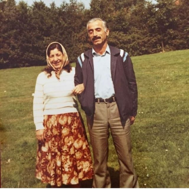 İbrahim Pekin ve eşi Cezair Hanım (Fotoğraf: Hüseyin Dalkılıç arşivi)