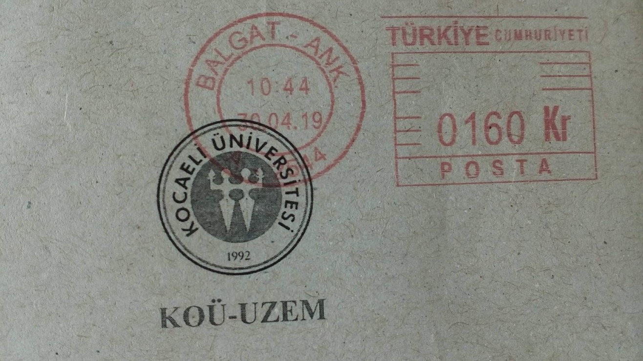 KOÜ başlıklı mektup, Ankara/Balgat'tan Kocaeli'deki okullara gönderilmiş!
