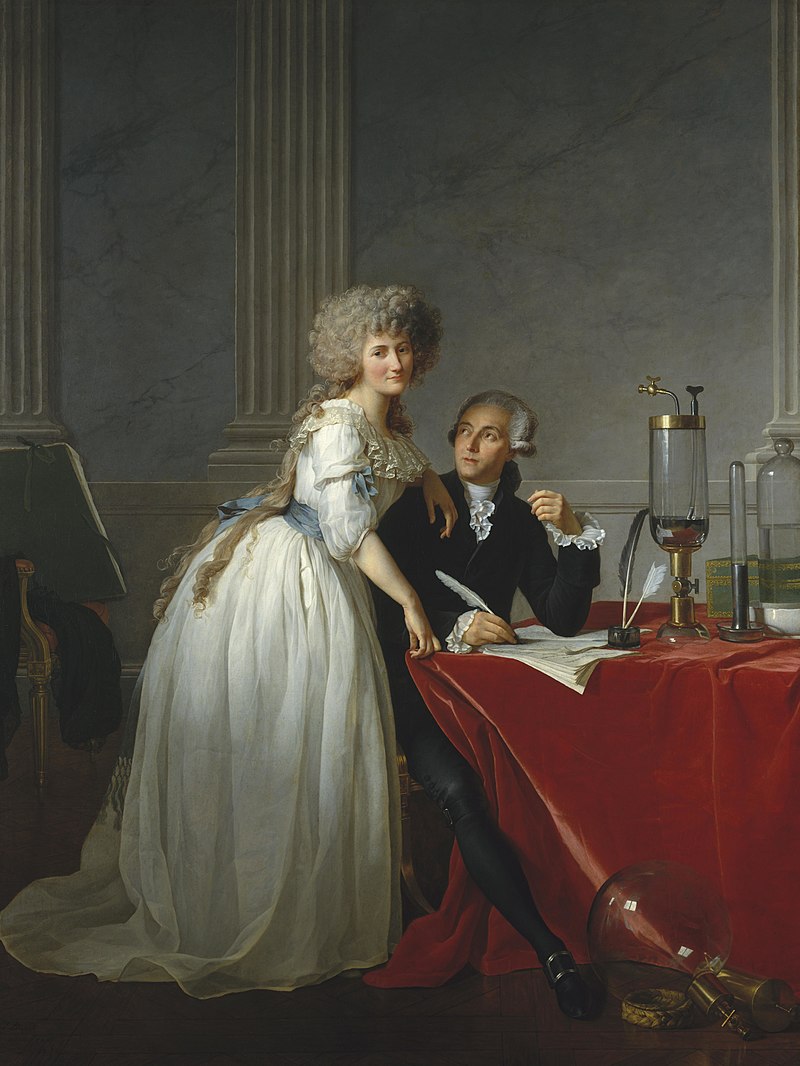 Antoine-Laurent de Lavoisier eşi Marie-Anne Paulze Lavoisier’le (Giyotine giderken bile kitabı elden düşürmeyen bilim insanı)