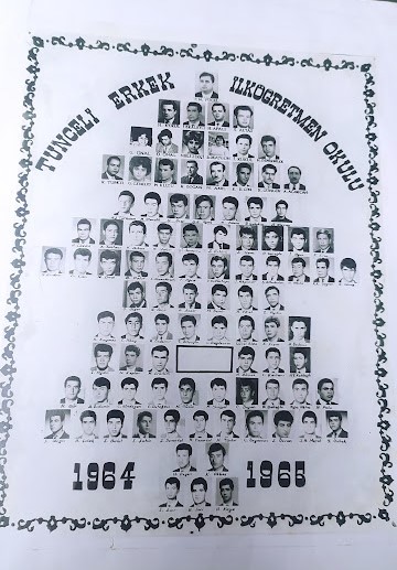 Tunceli Öğretmen Okulu Albümü-1964-1965. Fotoğraf: İsmail Somuncu arşivi