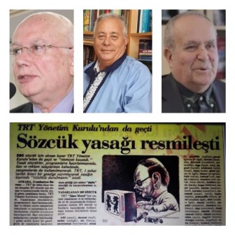 Soldan sağa üst sıra Tunca Toskay,  Ahmet Bican Ercilasun ve Hamza Zülfikar