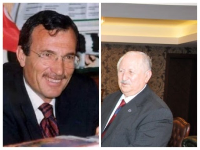 (Soldan sağa) Dönemin Erzincan Valisi  Recep Yazıcıoğlu ve Metin İlyas Aksoy 