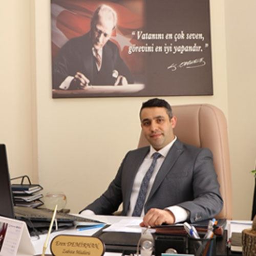 Yalova Belediyesi Zabıta Müdürü Eren Demirhan (Disiplinsiz ekipler hakkında yasal işlem yürütmesi bekleniyor)