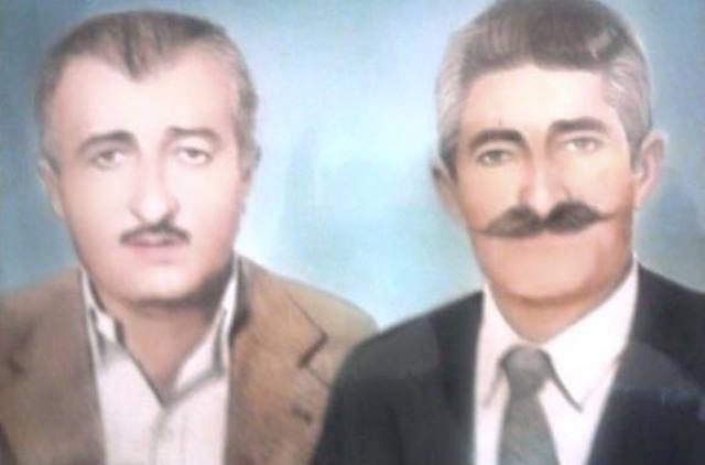 Kamer (Kekil) Dikme (Solda) ve Hasan (Hüseyin) Dikme (Fotoğraf: Lorız Resmî Sayfası)