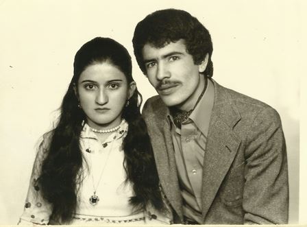 Binali Aslan (02.03.1955-23.05.2010.) ve eşi Melek Aslan (Fotoğraf: Ali Rıza Aslan arşivi) 