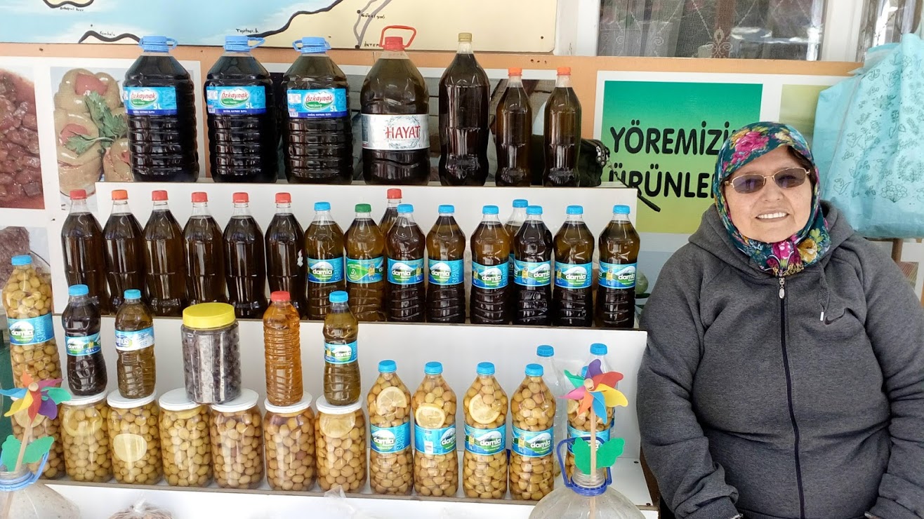 Zeytin Kraliçesi Esma Taşkın (Eceabat Alçıtepe köyü)